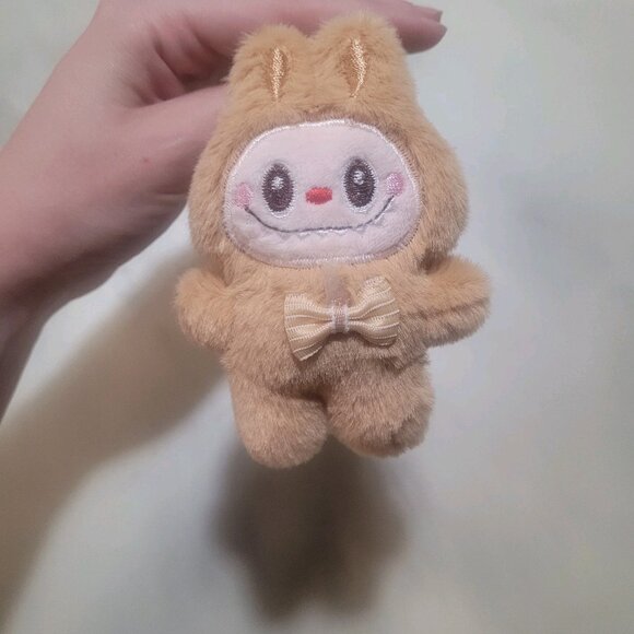 Unbranded Other - labubu Fluffy headband for kids, handmade, hair accessories Brown